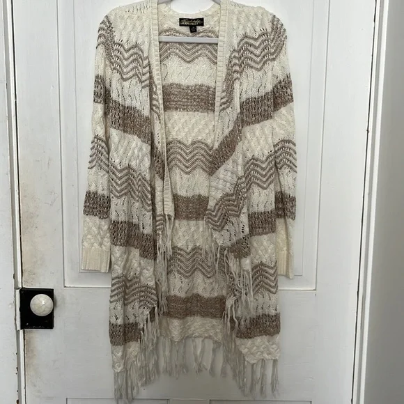 Fringe open cardigan - Picture 1 of 3